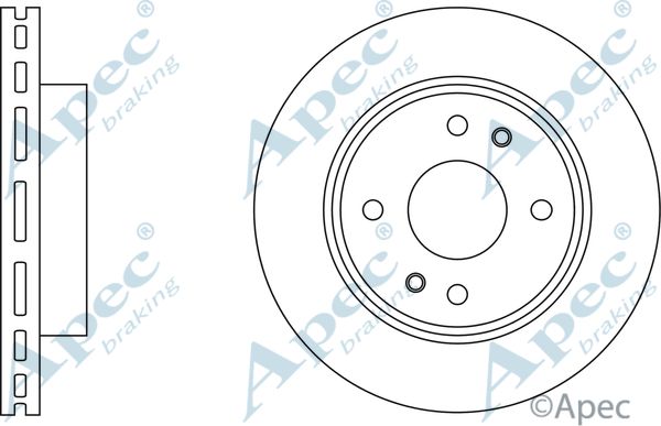 APEC BRAKING Тормозной диск DSK2972